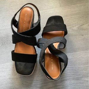 Kelly & Kate black sandals